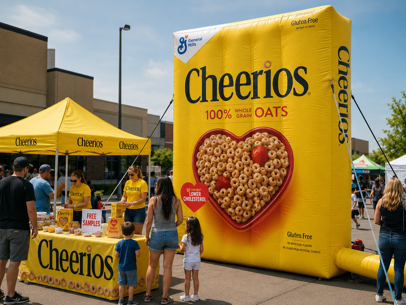 Cheerios Inflatable Cereal Box