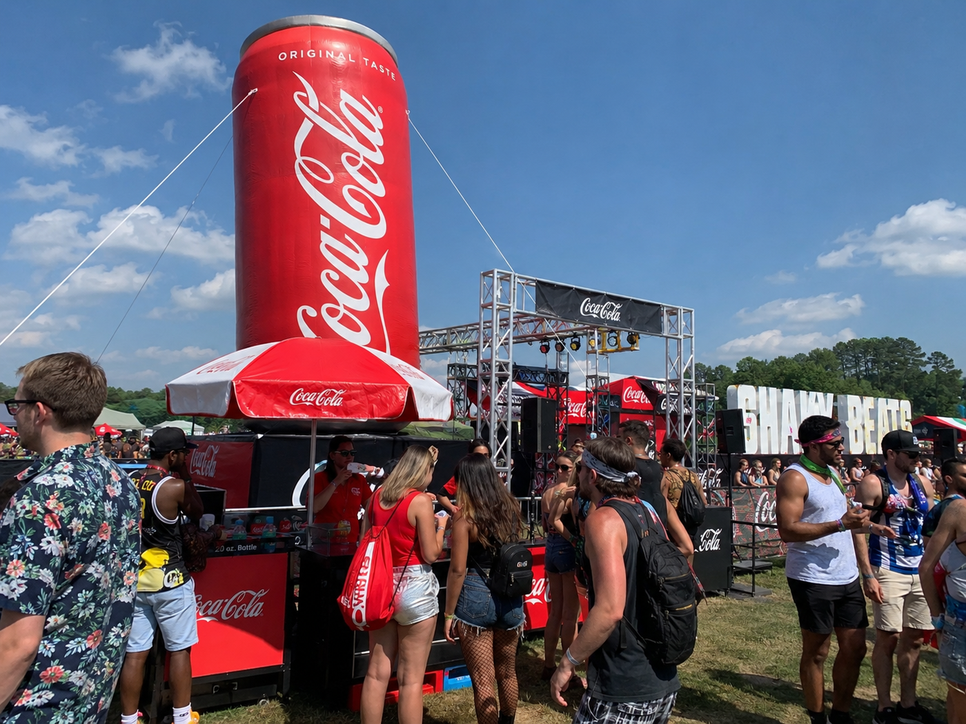 Giant Inflatable Bottle Replica