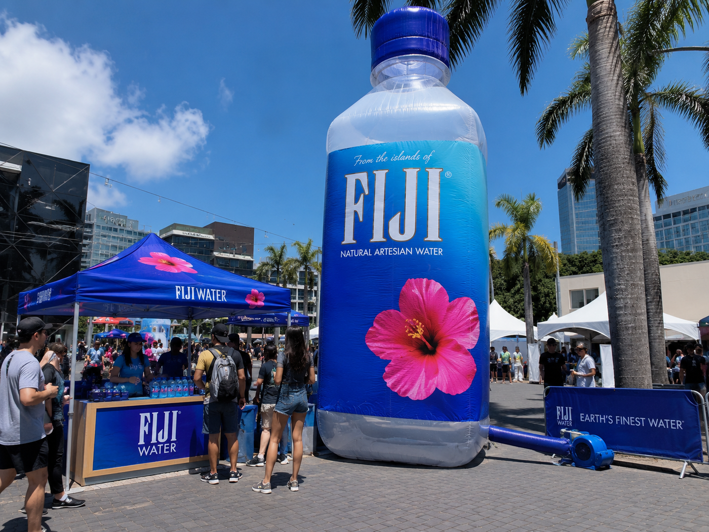 FIJI Water Giant Bottle Replica