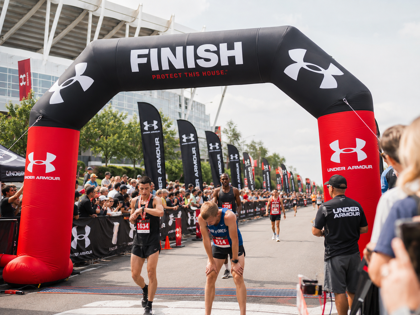 Under Armour Finish Line Arch