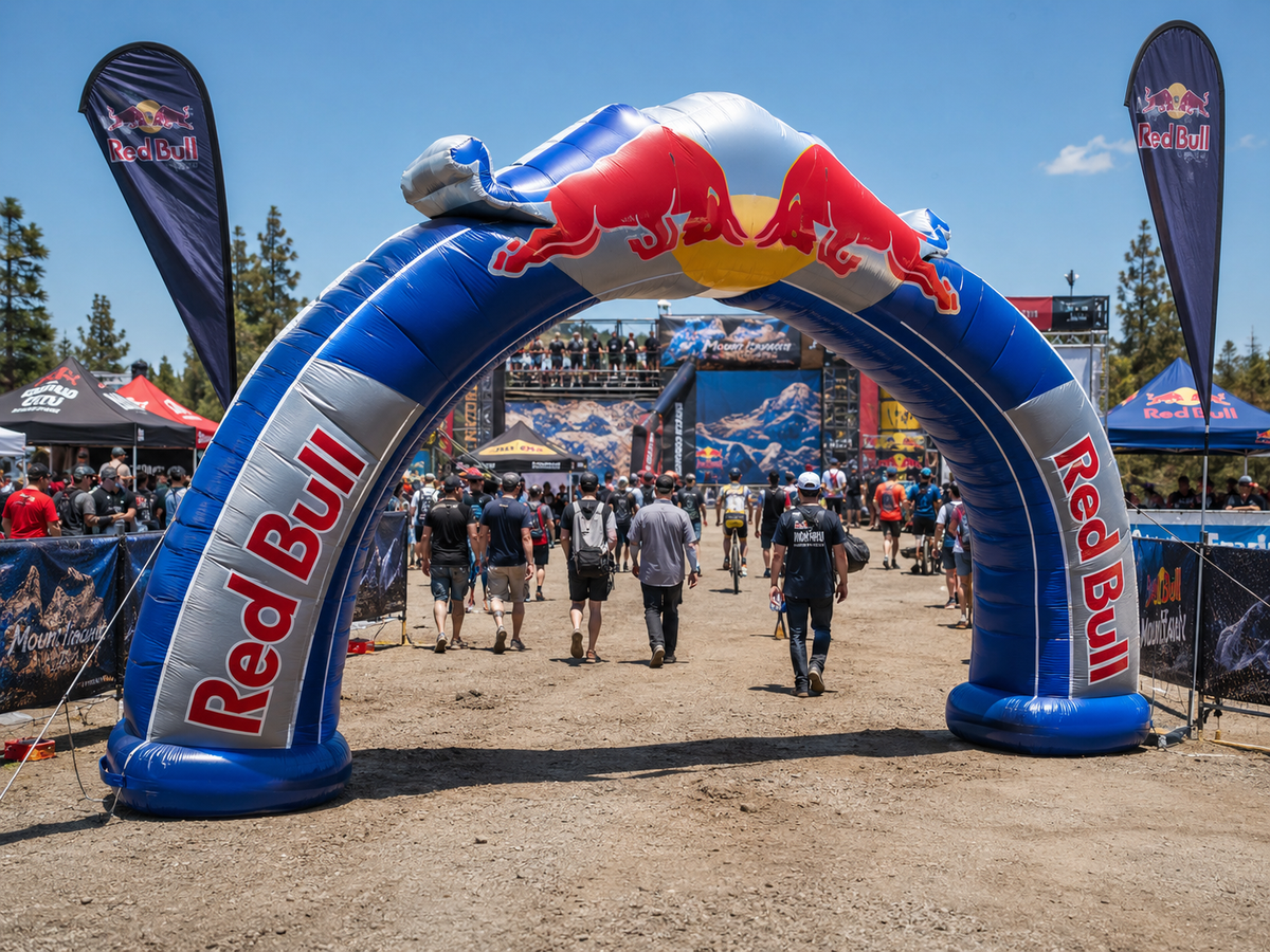 Custom Red Bull Event Arch