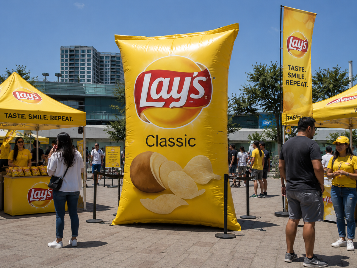 Custom Inflatable Potato Chip Bag Replica