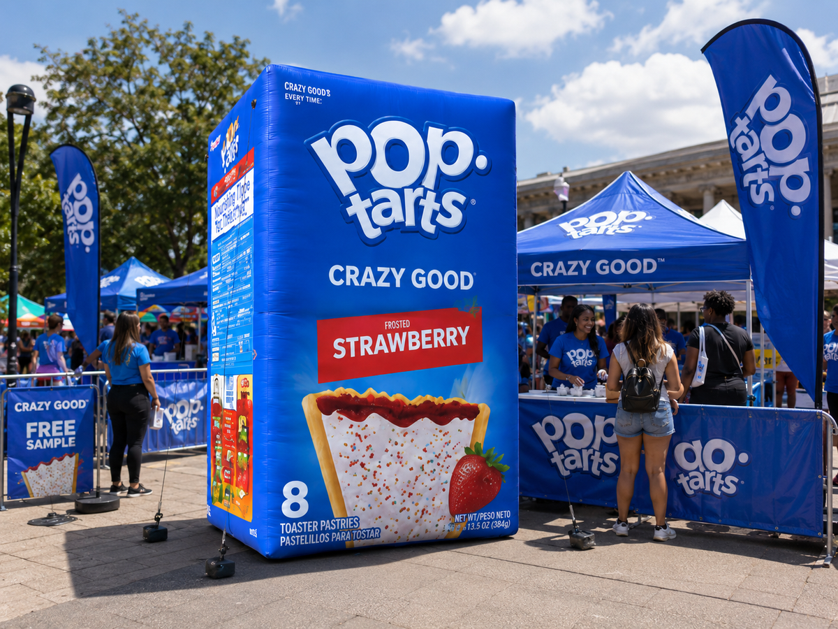 Custom Inflatable Snack Box Replica