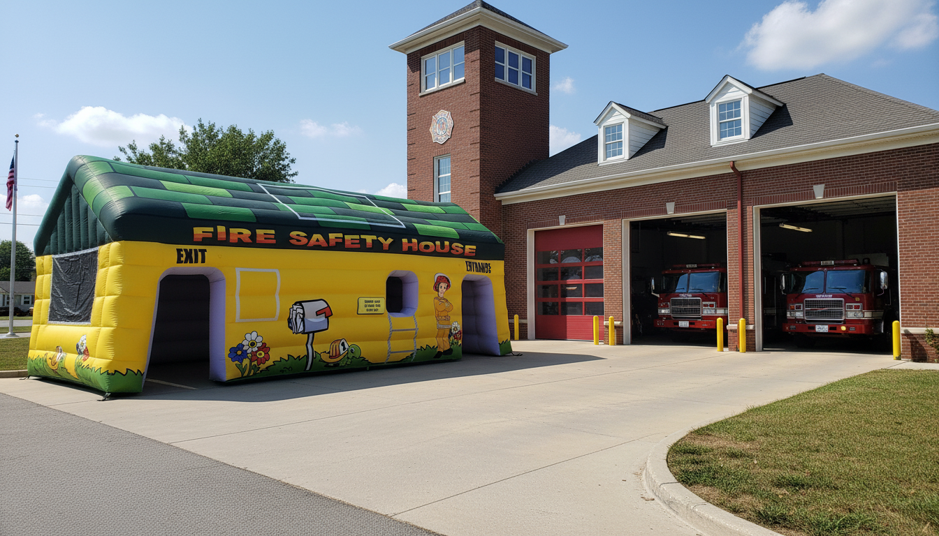 Custom Inflatable Fire Safety House