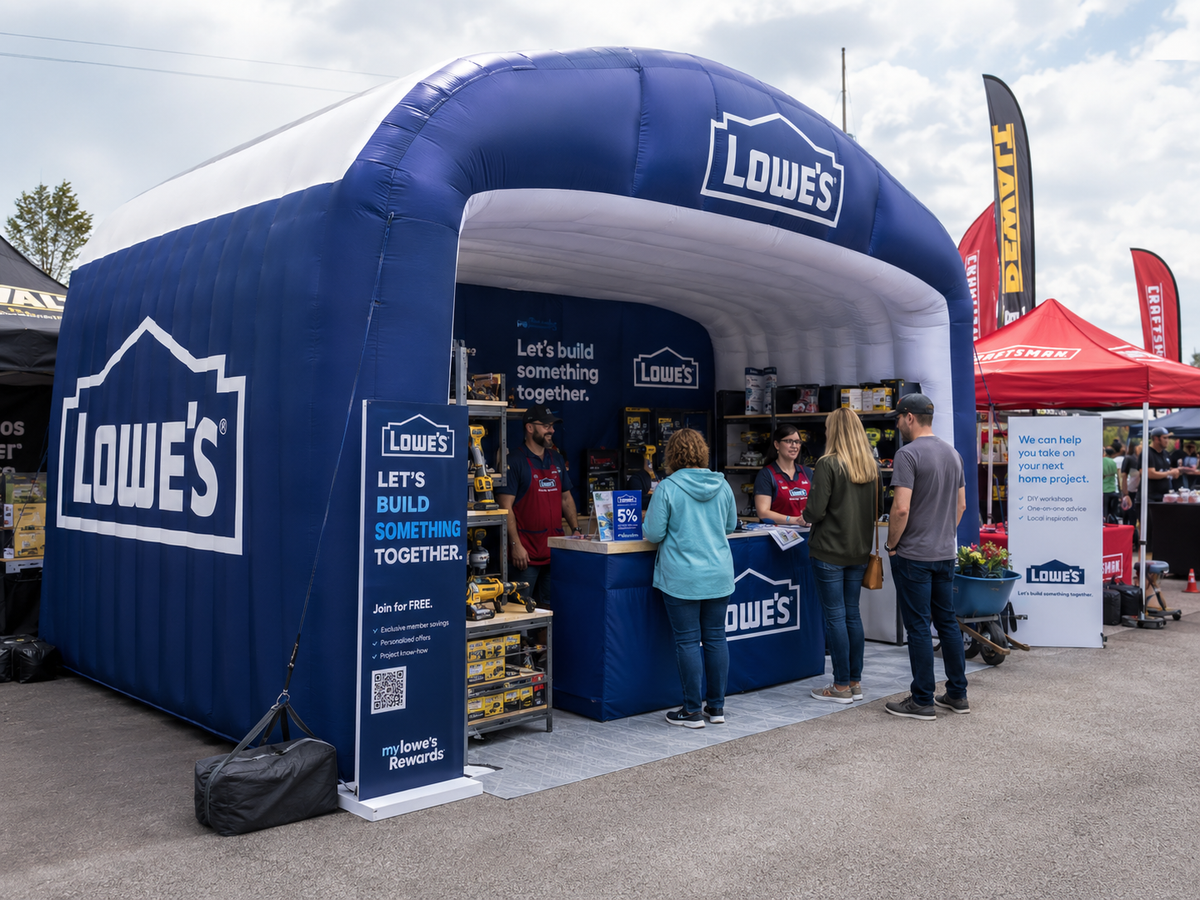 Custom Inflatable Activation Booth