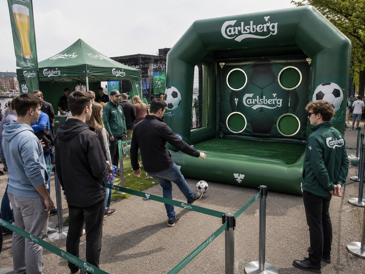 Inflatable Fan Engagement Booth
