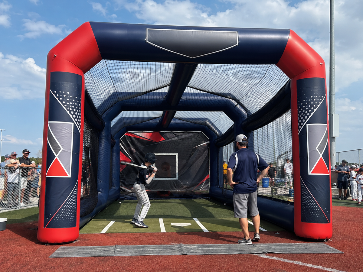 Custom Inflatable Baseball Batting Cage