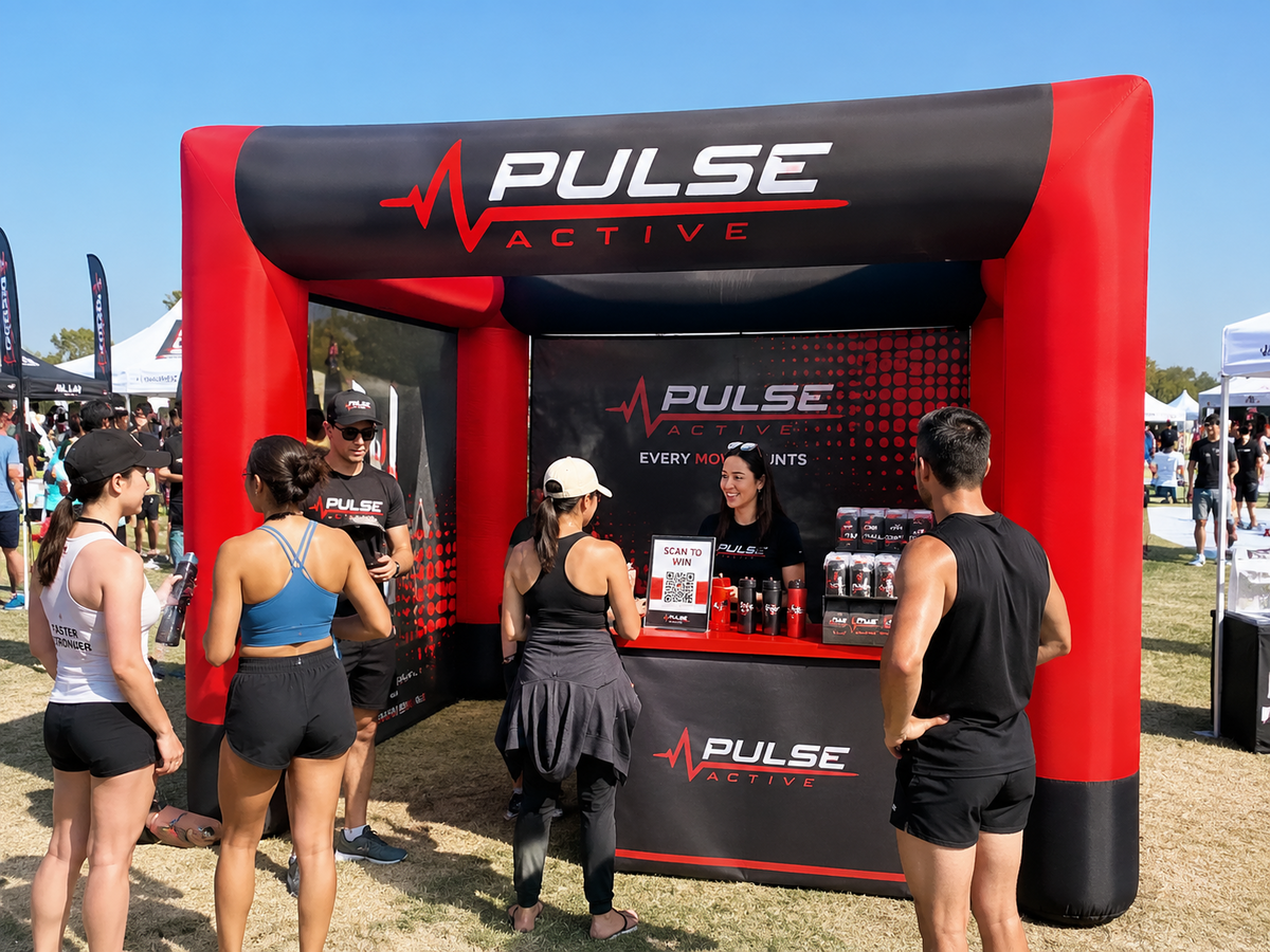 Custom Open-Front Inflatable Booth
