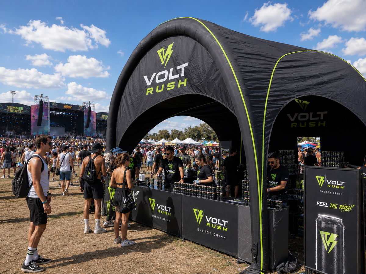 Create a Branded Tent Space That Stands Out