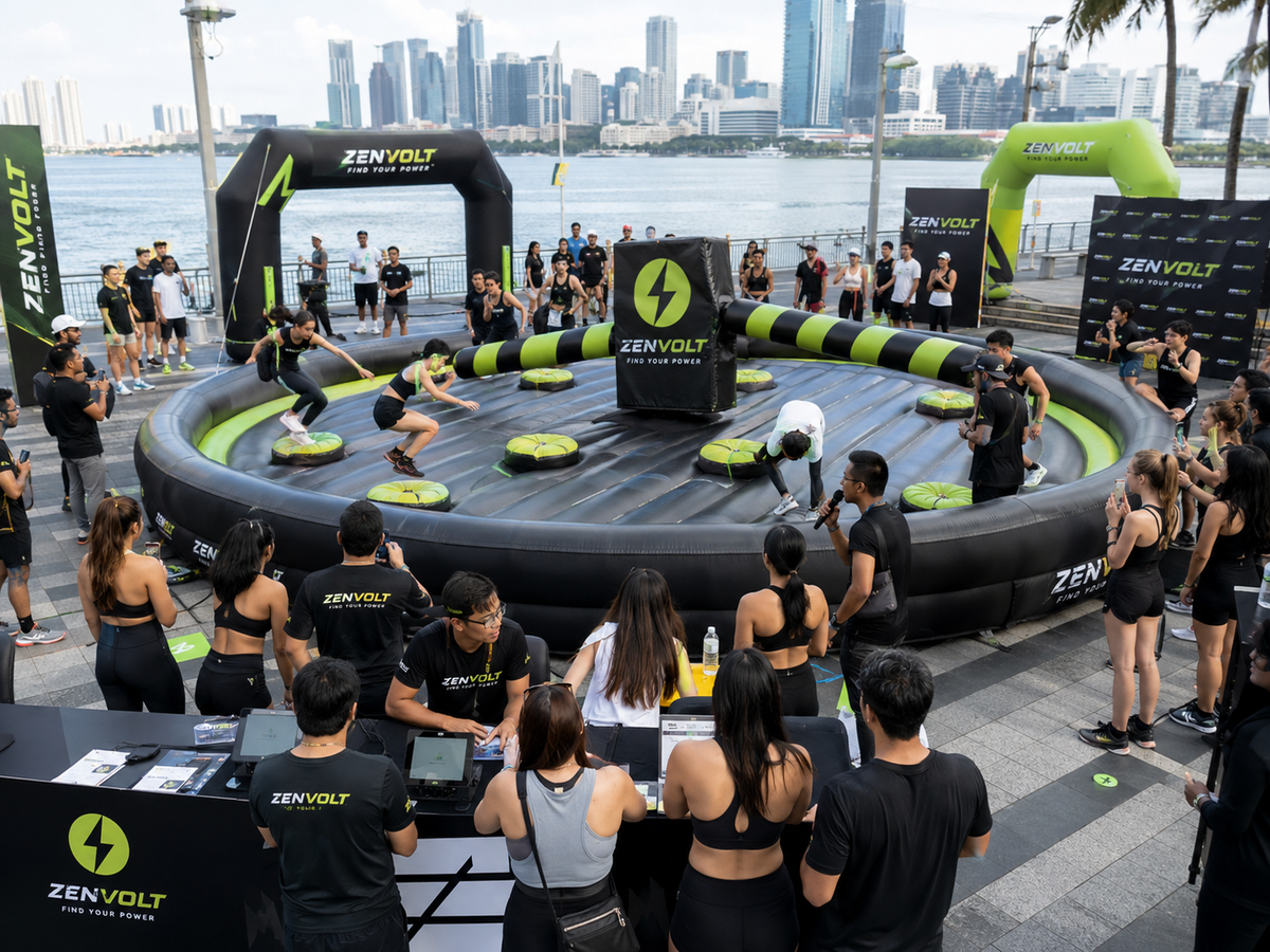 Custom Inflatable Balance Game
