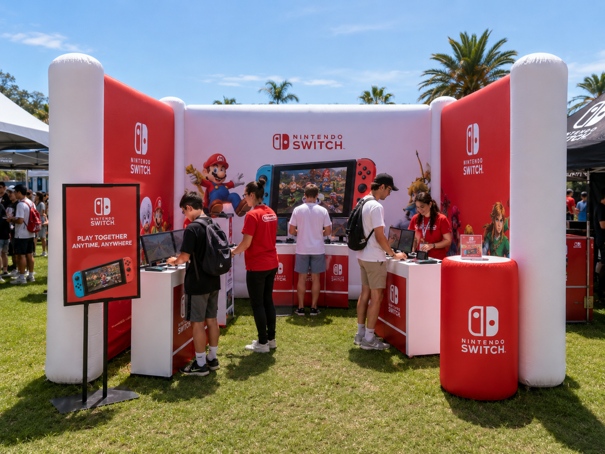 Custom Shape Inflatable Event Booth